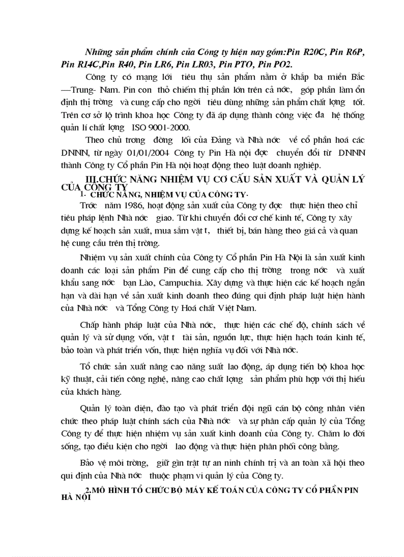 image for page Kế toán tiền lương và các khoản trích theo lương tại Công ty CP Pin Hà Nội