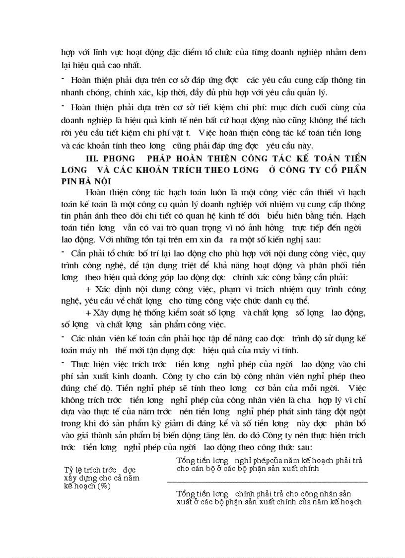 image for page Kế toán tiền lương và các khoản trích theo lương tại Công ty CP Pin Hà Nội