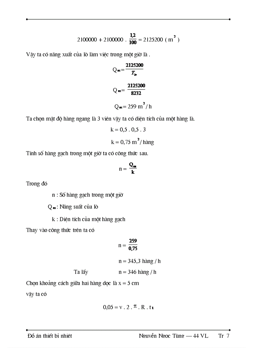 image for page Thuyết Minh đồ án thiết bị nhiệt Thiết kế lò nung thanh lăn để nung tấm keramic công suất 2 1 tr m2 năm