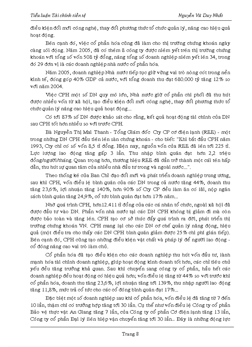 image for page Đánh giá thực trạng công tác cổ phần hóa doanh nghiệp nhà nước và các giải pháp nâng cao hiệu quả công tác cổ phần hóa doanh nghiệp nhà nước