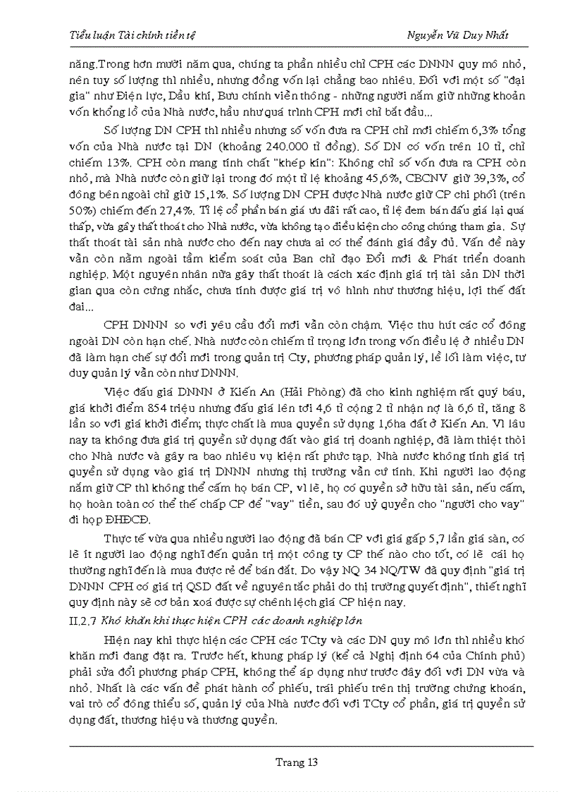 image for page Đánh giá thực trạng công tác cổ phần hóa doanh nghiệp nhà nước và các giải pháp nâng cao hiệu quả công tác cổ phần hóa doanh nghiệp nhà nước