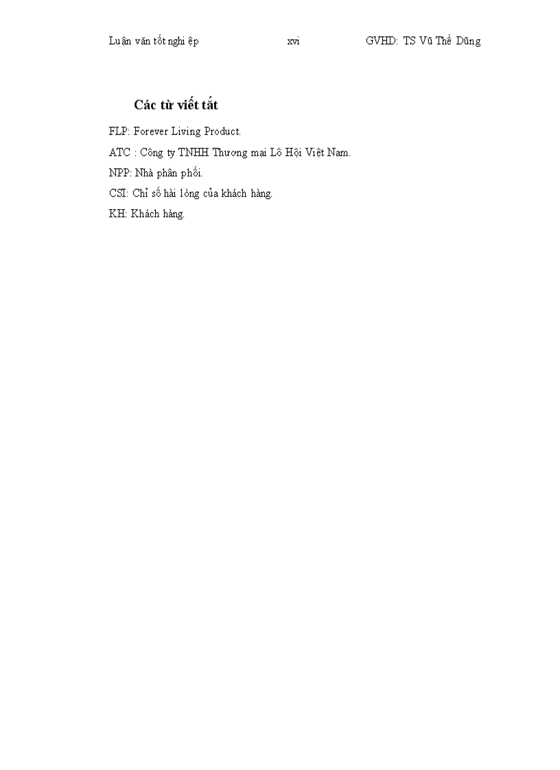 image for page Nghiên cứu sự thỏa mãn của khách hàng với mô hình dịch vụ bán hàng đa cấp sản phẩm chức năng của công ty Lô Hội