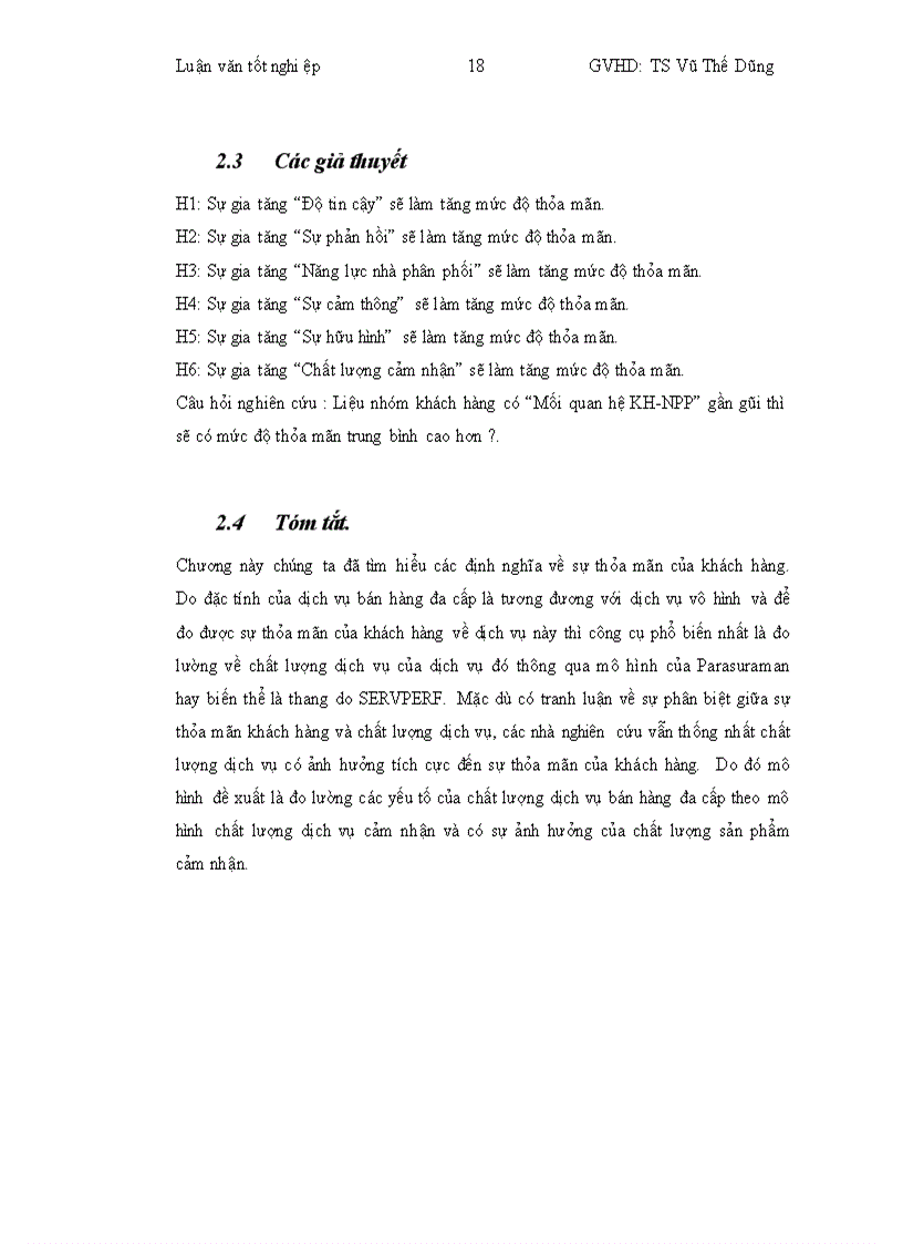 image for page Nghiên cứu sự thỏa mãn của khách hàng với mô hình dịch vụ bán hàng đa cấp sản phẩm chức năng của công ty Lô Hội