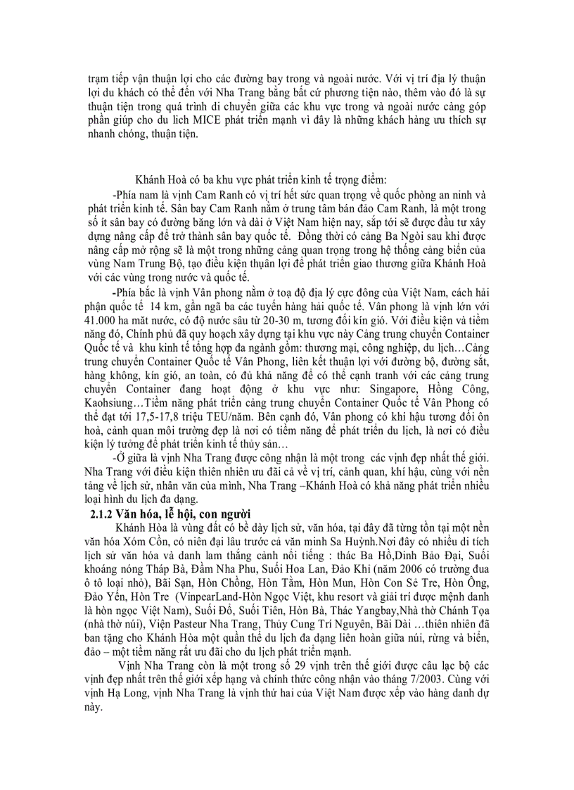 image for page Giải pháp phát triển du lịch MICE tại Nha Trang