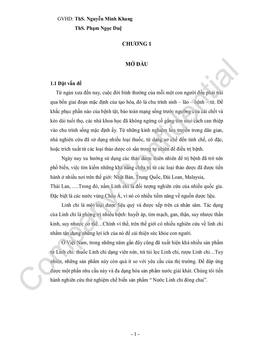 image for page Lập kế hoạch sản xuất và kinh doanh Nước Linh Chi đóng chai tại Việt Nam