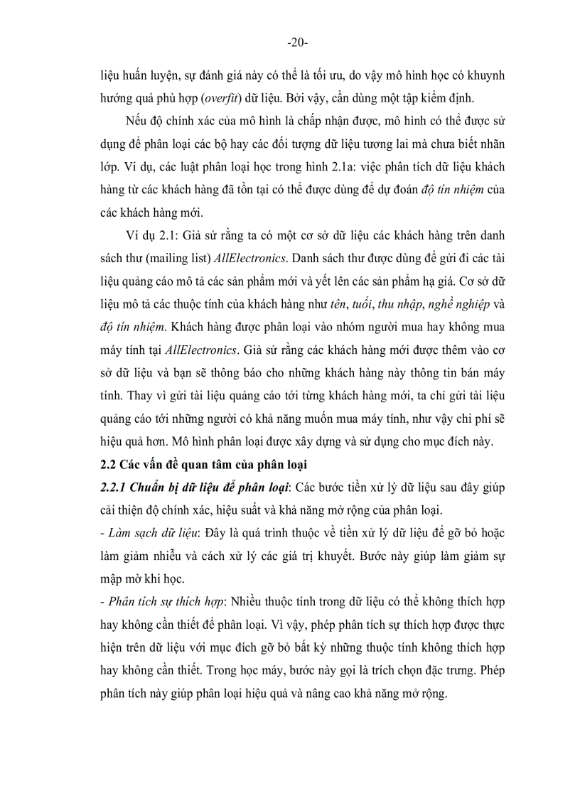 image for page Nghiên cứu và cài đặt một số giải thuật phân cụm phân lớp