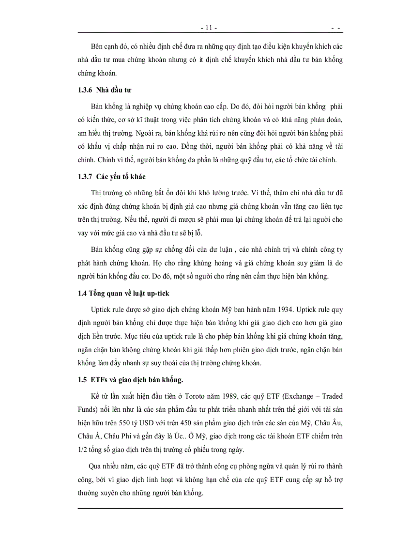 image for page Bán khống chứng khoán và ứng dụng cho thị trường chứng khoán Việt Nam