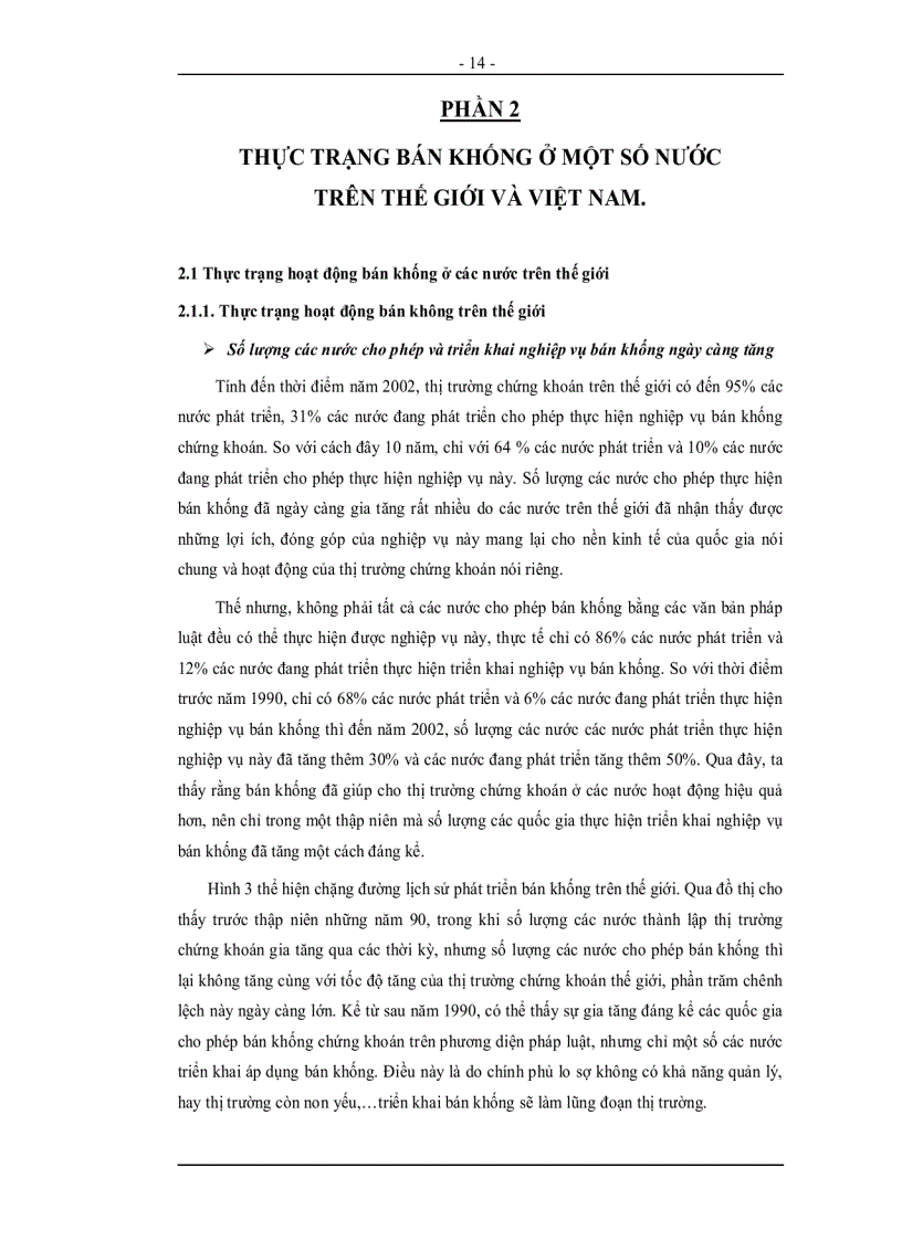 image for page Bán khống chứng khoán và ứng dụng cho thị trường chứng khoán Việt Nam