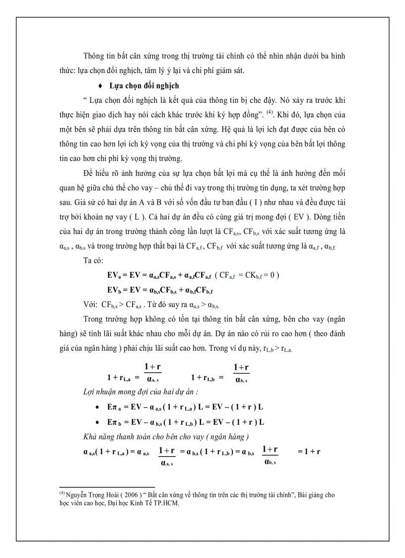 image for page Bất cân xứng thông tin trên TTCK Việt Nam