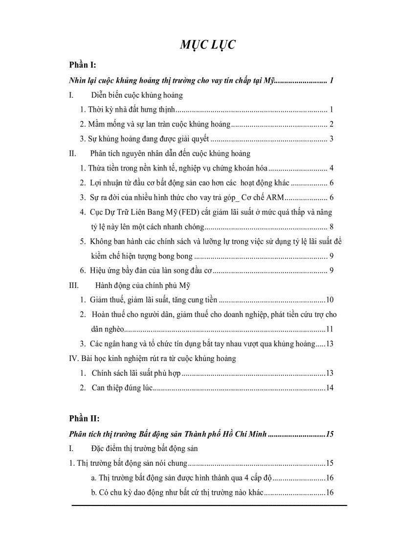 image for page Phân tích thị trường bất động sản Tp HCM liên hệ với thị trường Mỹ