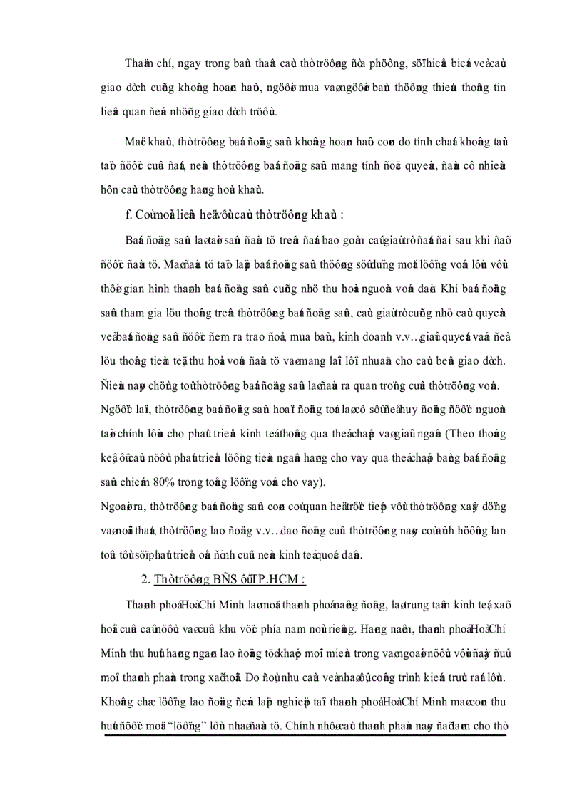 image for page Phân tích thị trường bất động sản Tp HCM liên hệ với thị trường Mỹ