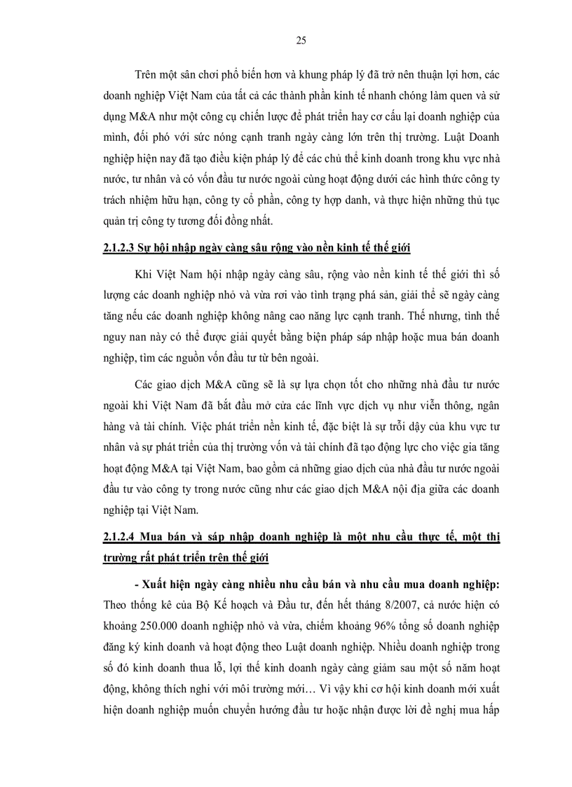 image for page Khung pháp lý về hoạt động mua bán sát nhập doanh nghiệp ở Việt Nam