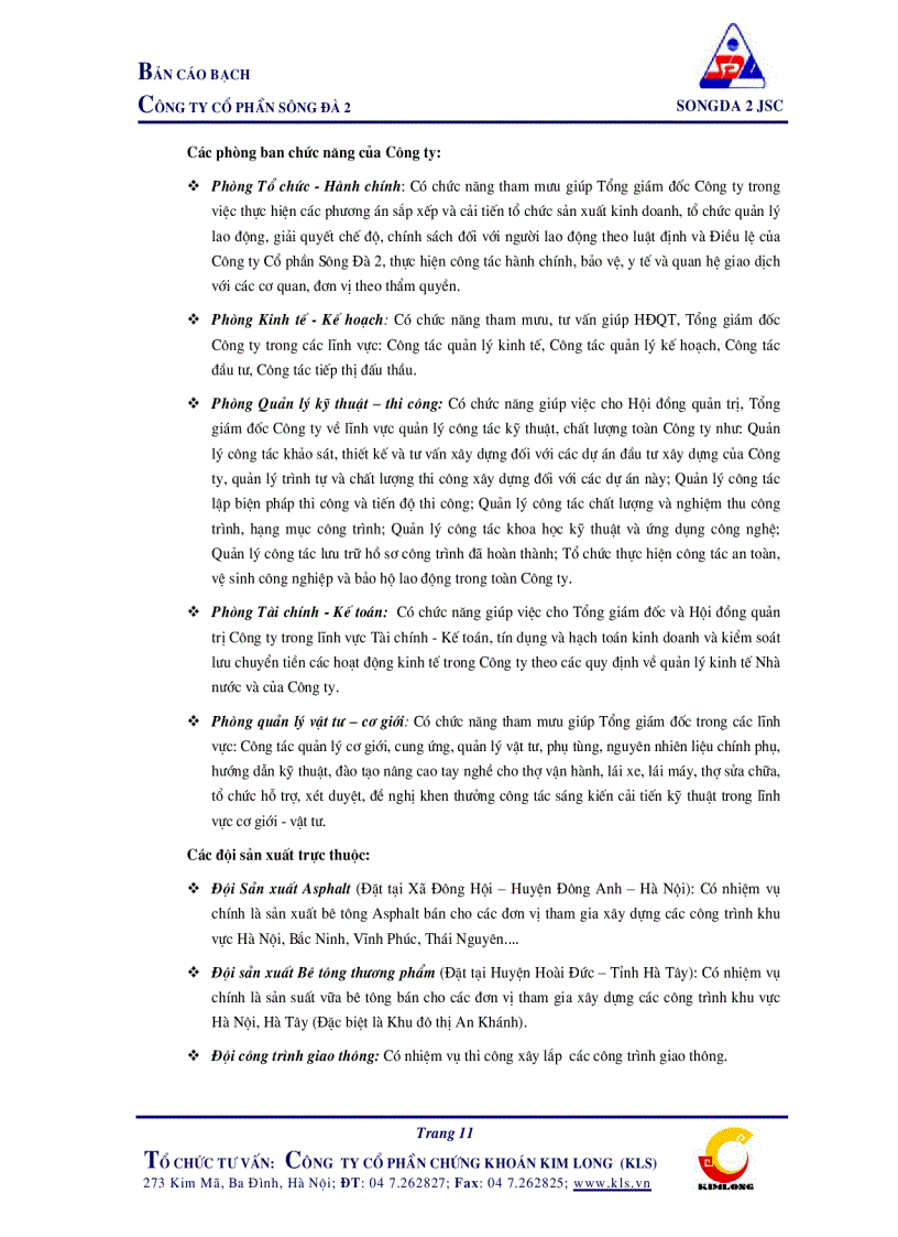 image for page Bản cáo bạch công ty cổ phần sông đà 2