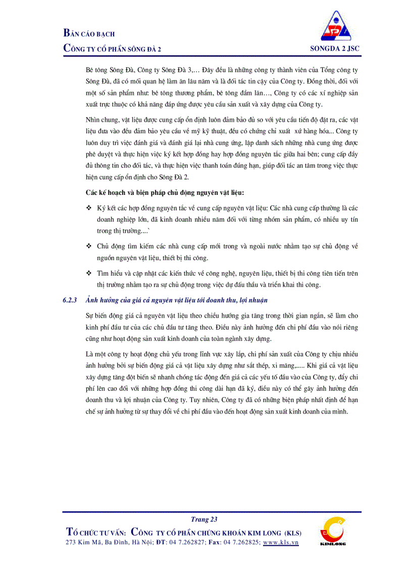 image for page Bản cáo bạch công ty cổ phần sông đà 2