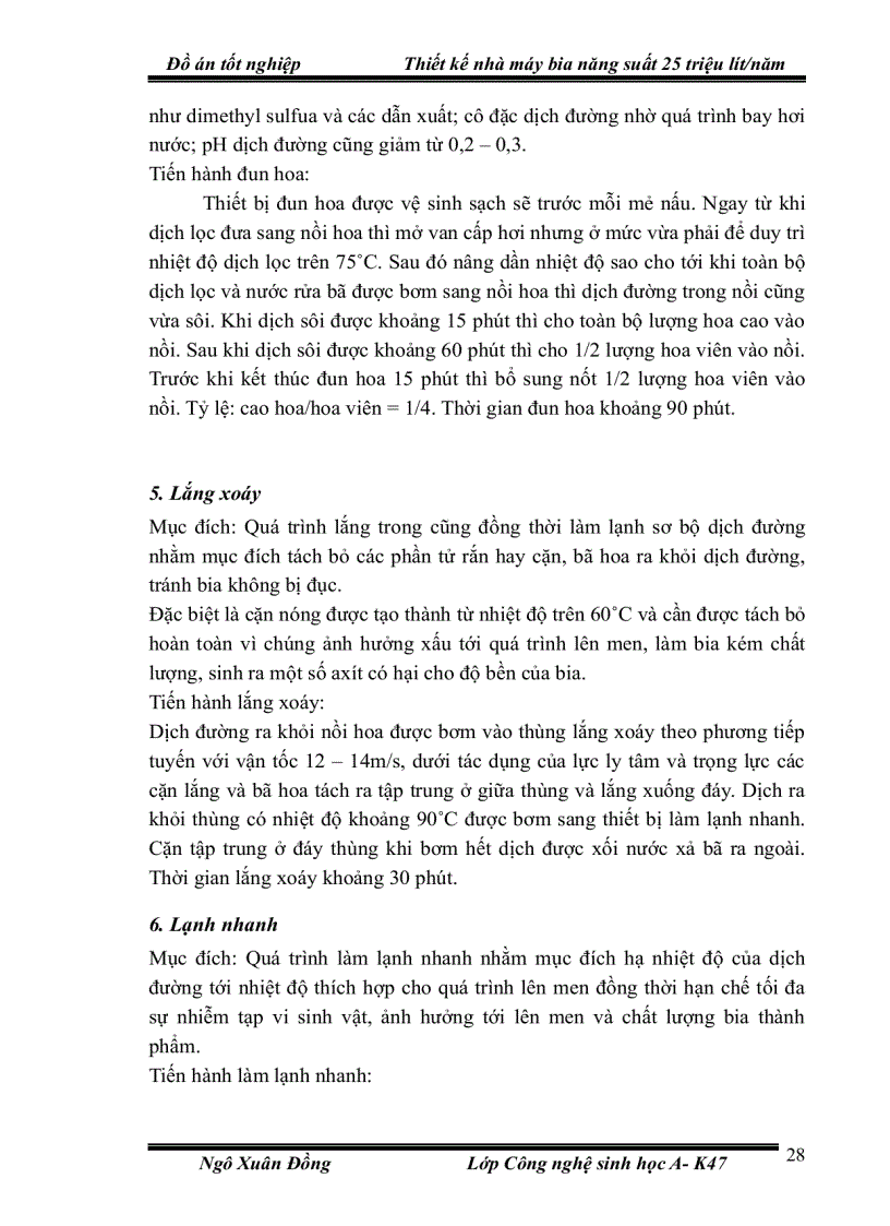 image for page Thiết kế nhà máy bia năng suất 25 triệu lít năm