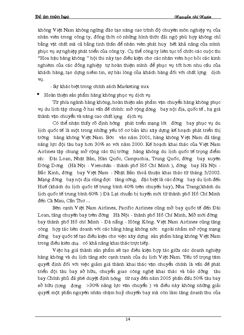 image for page Các giải pháp hạn chế vệc chậm huỷ chuyến bay nhằm nâng cao chất l ợng phục vụ hành khách của hàng không quốc gia Việt Nam Airlines