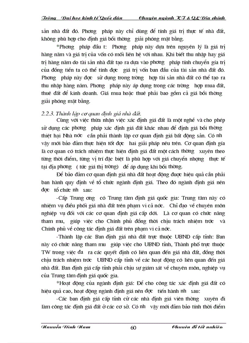 image for page Thực trạng và giải pháp nhằm hoàn thiện công tác xác định giá đất bồi th ường thiệt hại khi giải phóng mặt bằng trên địa bàn Huyện Từ Liêm Thành phố Hà Nội