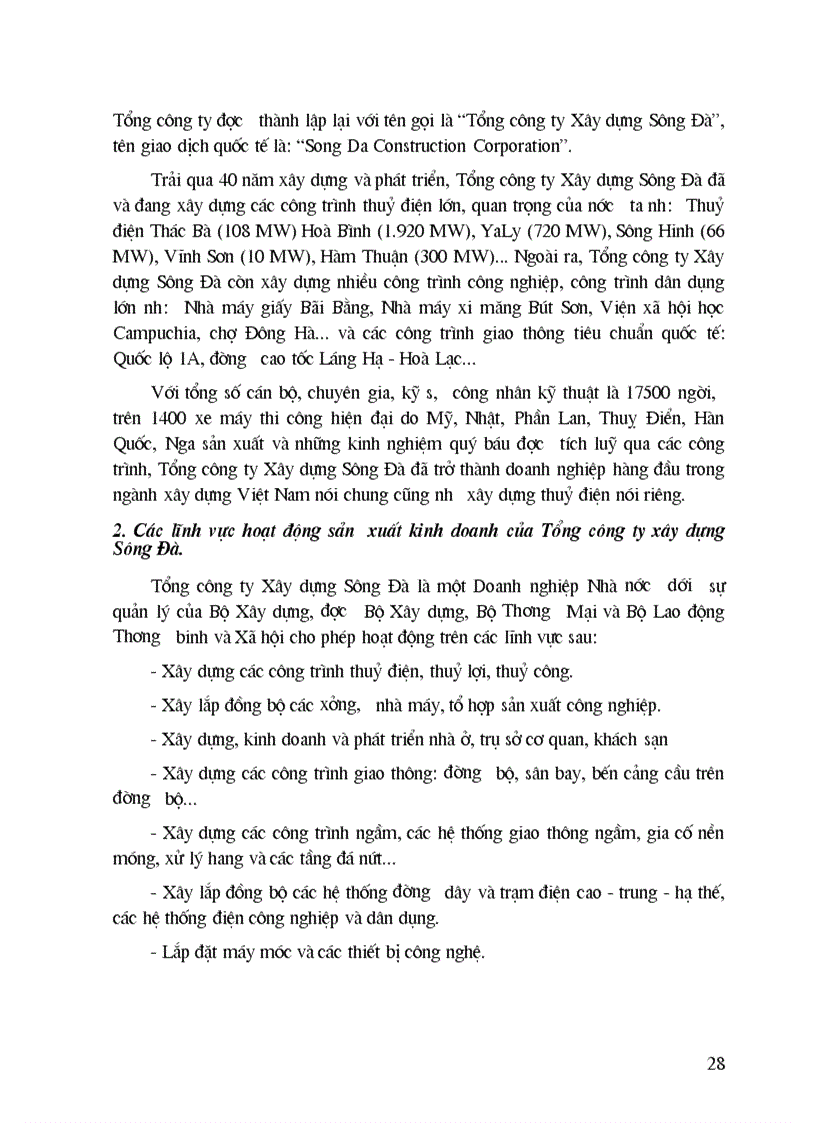 image for page Đầu tư phát triển theo hình thức B O T trong n ớc tại Tổng công ty xây dựng Sông Đà thực trạng và giải pháp