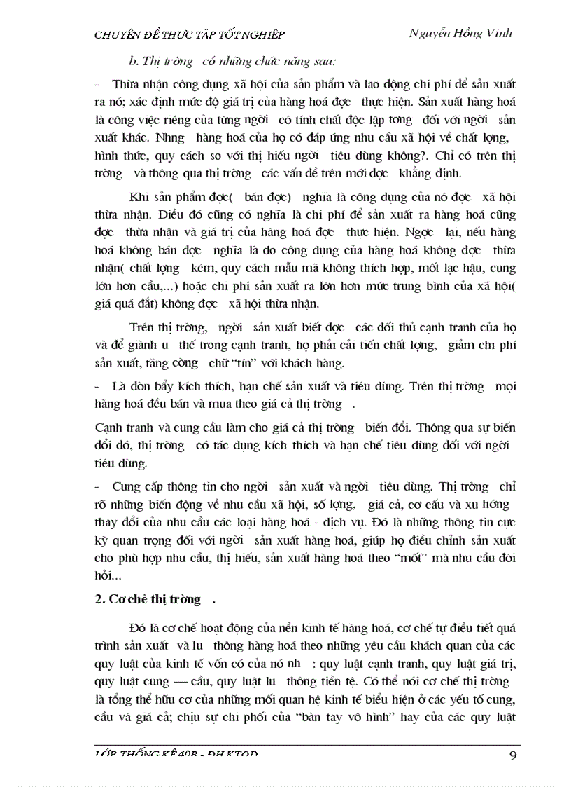 image for page Xác định các chỉ tiêu giá tri sản xuất chi phí trung gian và giá trị tăng thêm trong nền kinh tế thị tr ường của n ớc ta hiện nay