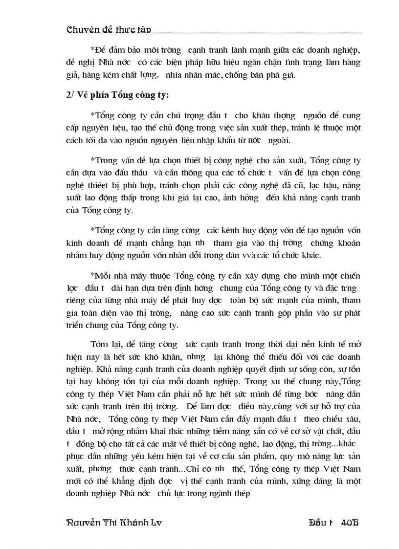 image for page Đầu tư nâng cao khả năng cạnh tranh của Tổng công ty thép Việt Nam