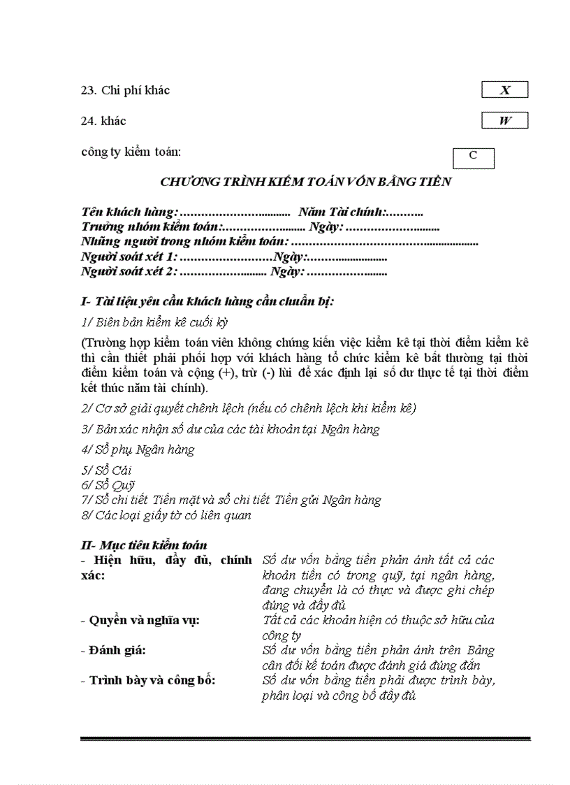 image for page Trình tự chuẩn bị kiểm toán