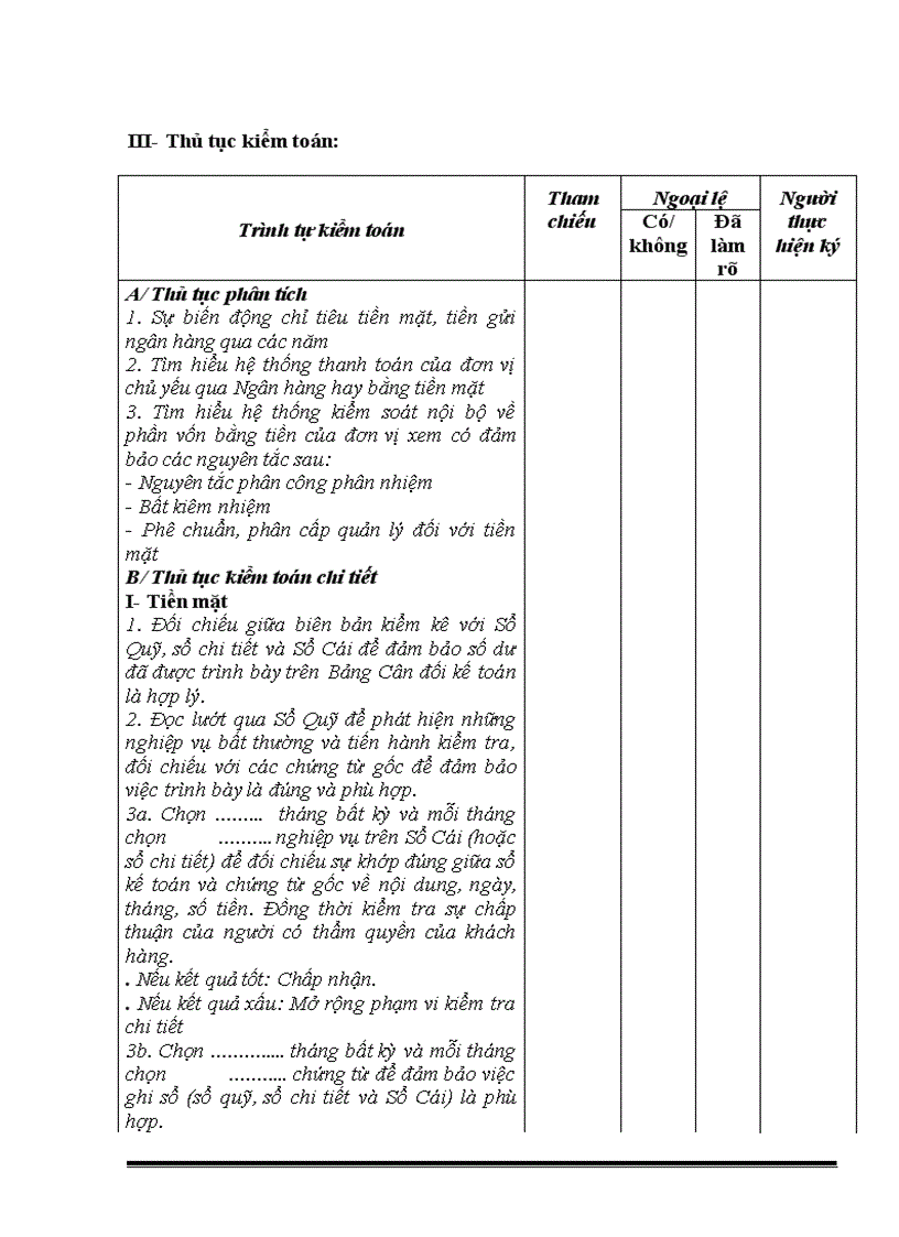 image for page Trình tự chuẩn bị kiểm toán