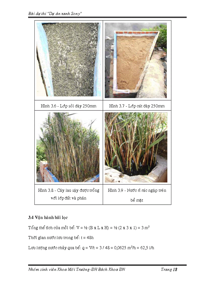 image for page Nghiên cứu hiệu quả xử lý nước thải sinh hoạt bằng hệ rễ thực vật kết hợp vật liệu lọc