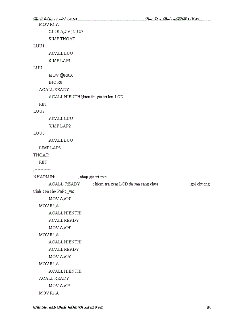 image for page Thiết kế hệ vi xử lý 8 bit