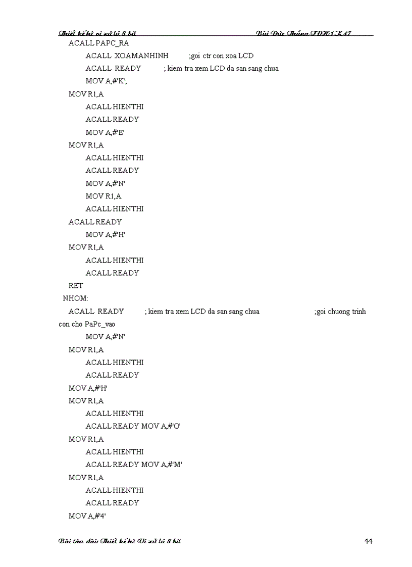 image for page Thiết kế hệ vi xử lý 8 bit