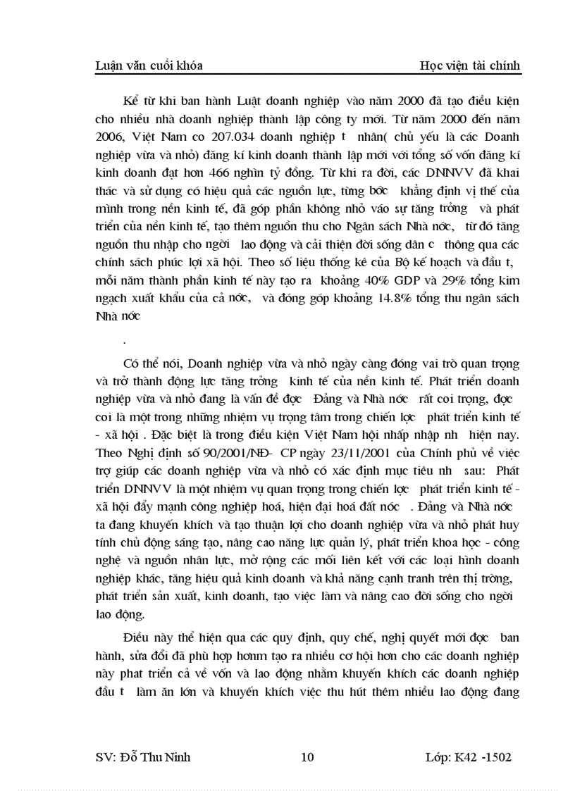 image for page Nâng cao hiệu quả hoạt động cho vay đối với doanh nghiệp vừa và nhỏ tại chi nhánh NHCT Hoàn Kiếm Thực trạng và giải pháp