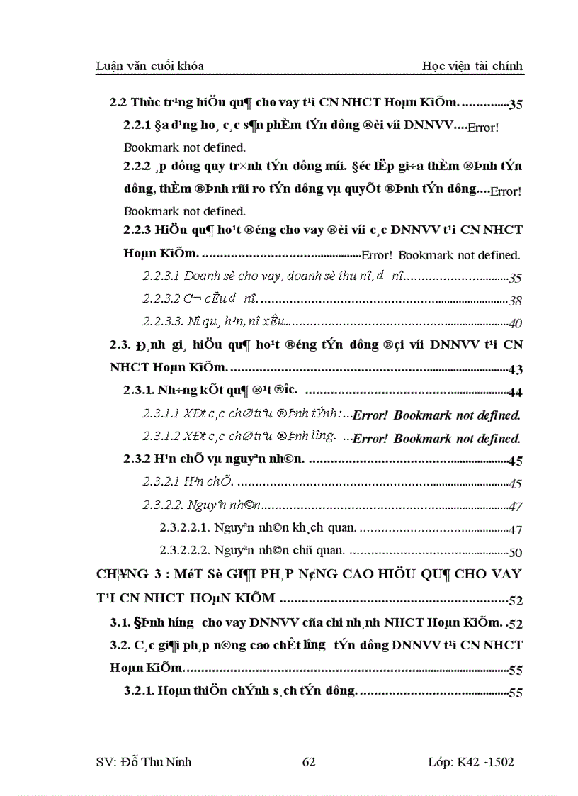 image for page Nâng cao hiệu quả hoạt động cho vay đối với doanh nghiệp vừa và nhỏ tại chi nhánh NHCT Hoàn Kiếm Thực trạng và giải pháp