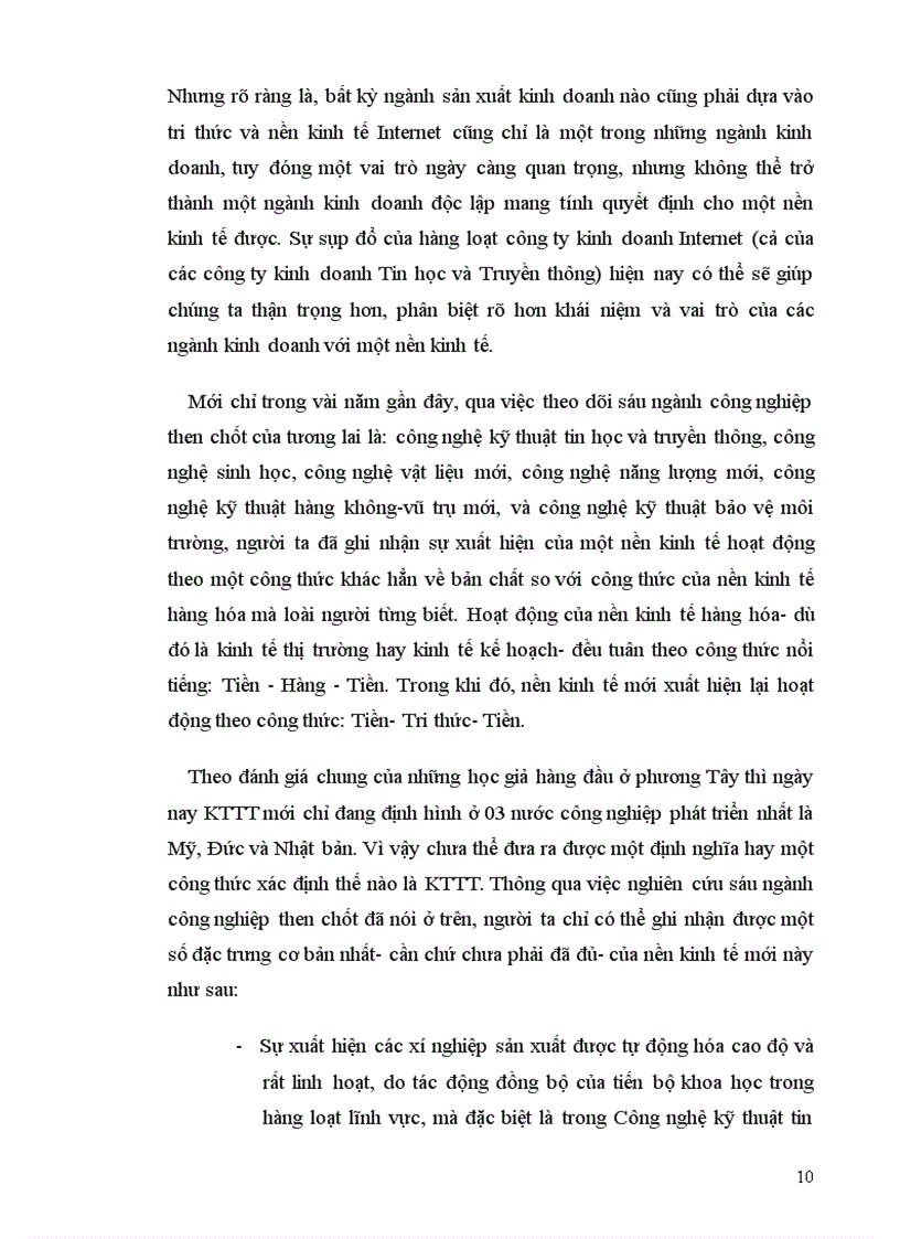 image for page Luận chứng vai trò của tri thức khoa học công nghệ với phát triển kinh tế