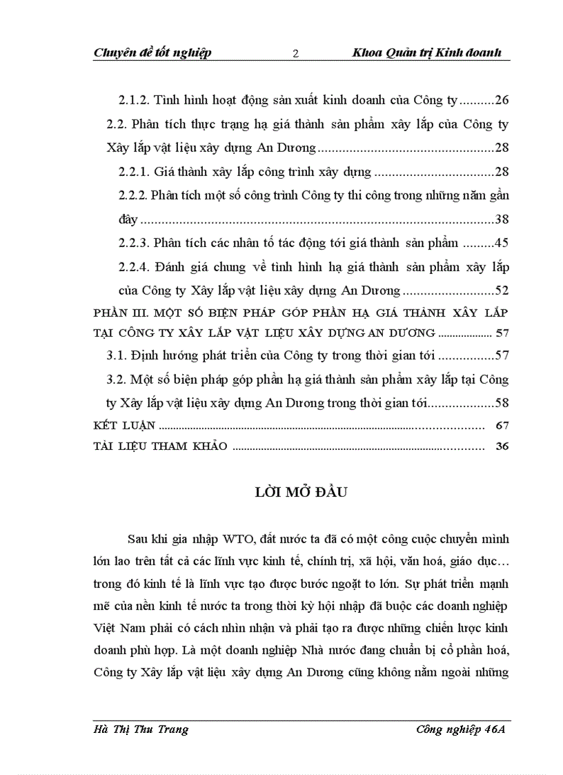 image for page Một số biện pháp nhằm hạ giá thành sản phẩm xây lắp tại Công ty Xây lắp vật liệu xây dựng An Dương