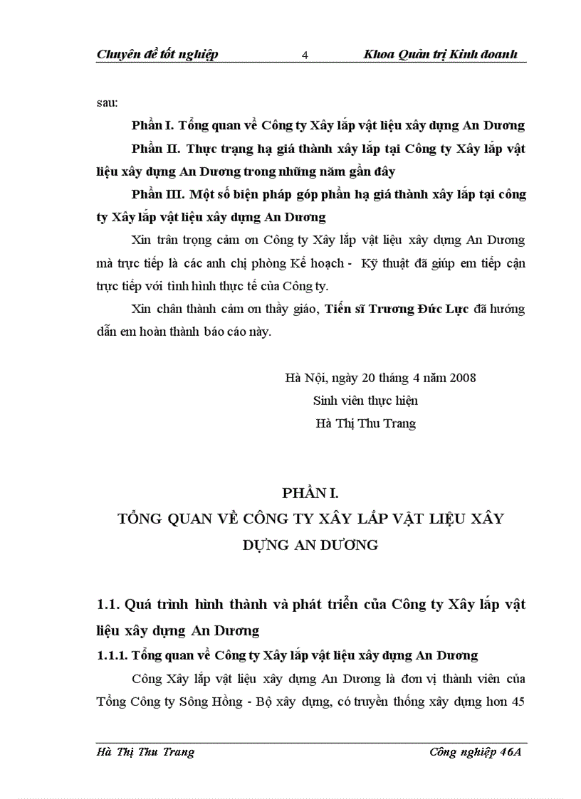 image for page Một số biện pháp nhằm hạ giá thành sản phẩm xây lắp tại Công ty Xây lắp vật liệu xây dựng An Dương