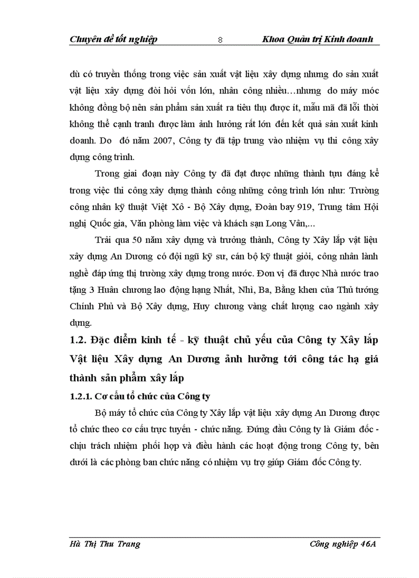 image for page Một số biện pháp nhằm hạ giá thành sản phẩm xây lắp tại Công ty Xây lắp vật liệu xây dựng An Dương