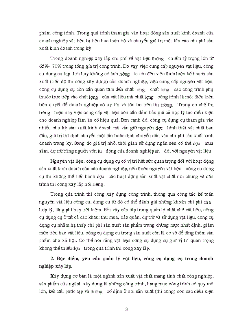 image for page Tổ chức công tác kế toán nguyên vật liệu công cụ dụng cụ ở Công ty Xây dựng số 34
