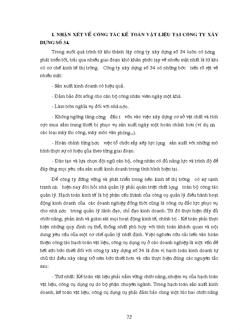image for page Tổ chức công tác kế toán nguyên vật liệu công cụ dụng cụ ở Công ty Xây dựng số 34