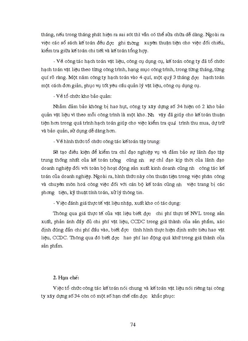 image for page Tổ chức công tác kế toán nguyên vật liệu công cụ dụng cụ ở Công ty Xây dựng số 34
