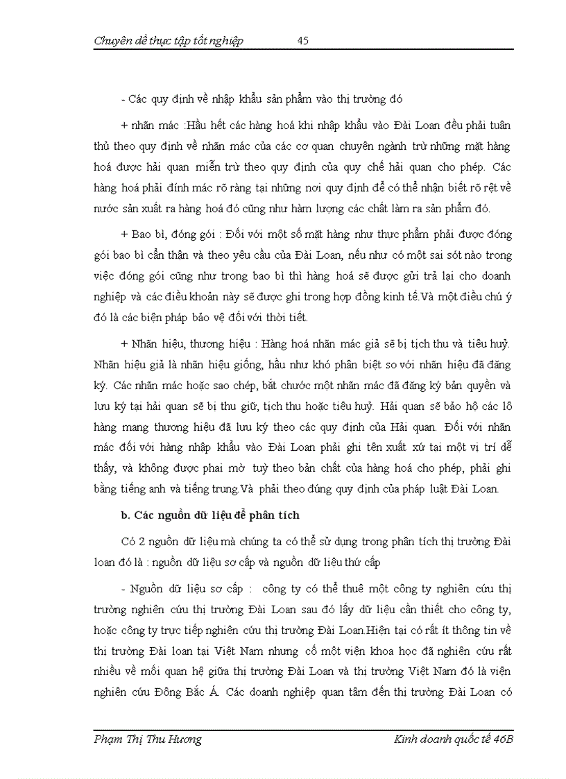 image for page Nghiên cứu thị trường Đài Loan phục vụ hoạt động xuất khẩu hàng đồ gỗ thủ công mỹ nghệ của Công ty PROCOM