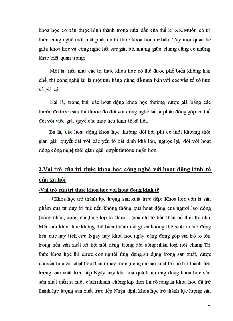 image for page Luận chứng vai trò của tri thức khoa học công nghệ với phát triển kinh tế