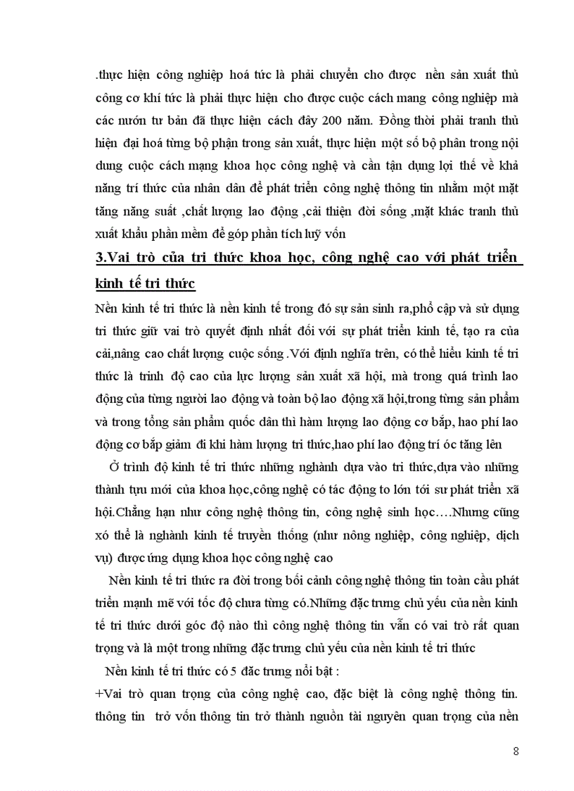 image for page Luận chứng vai trò của tri thức khoa học công nghệ với phát triển kinh tế
