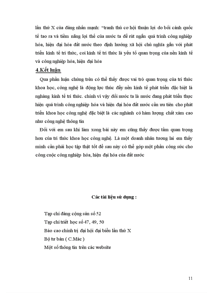 image for page Luận chứng vai trò của tri thức khoa học công nghệ với phát triển kinh tế