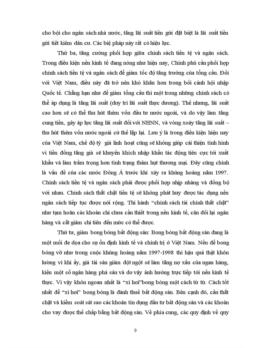 image for page Kiềm chế lạm phát tăng cao năm 2007