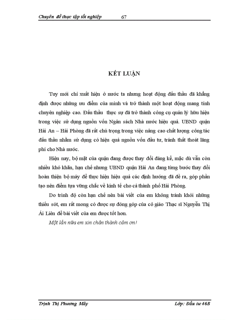 image for page Công tác tổ chức đấu thầu tại UBND quận Hải An Hải Phòng Thực trạng và giải pháp