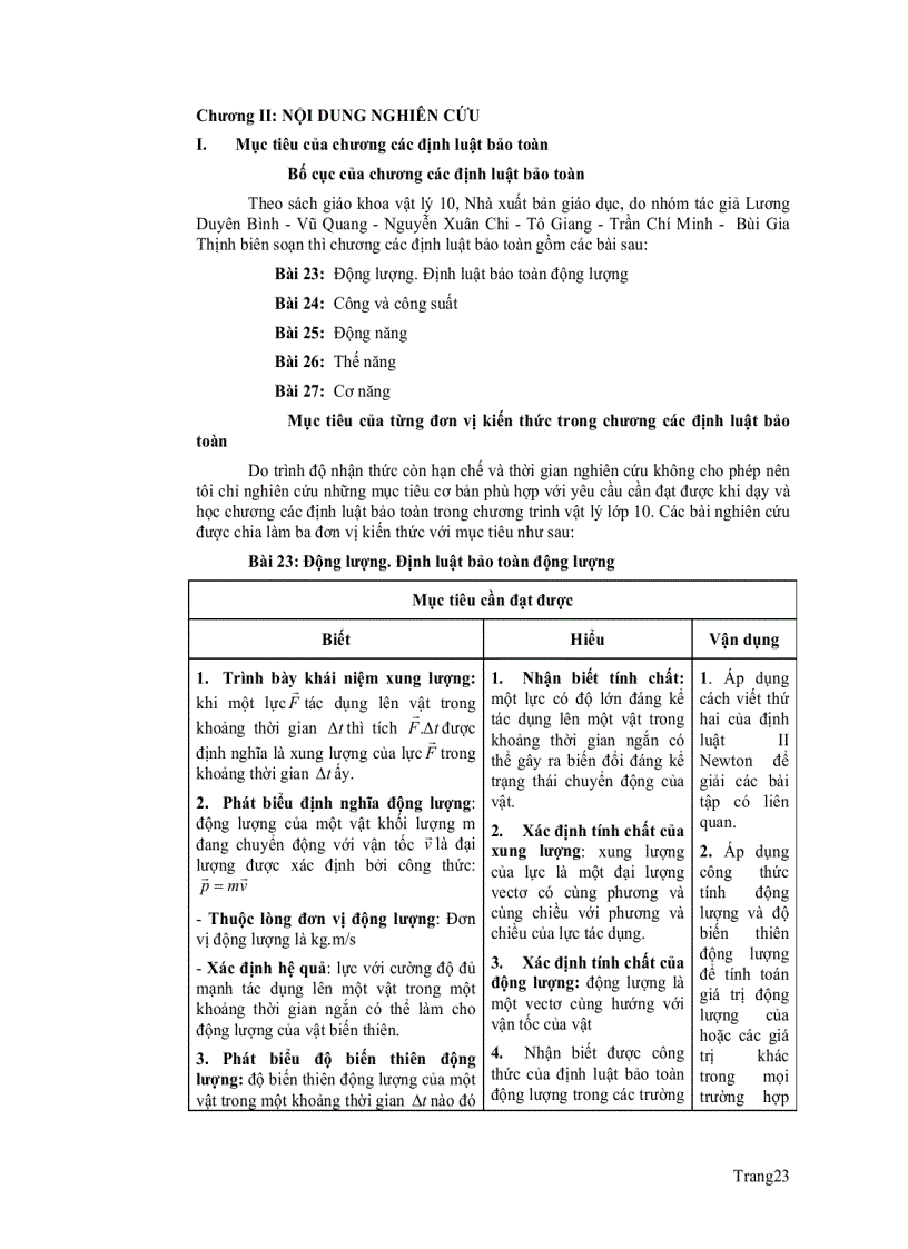 image for page Nghiên cứu xây dựng câu hỏi trắc nghiệm khách quan nhiều lựa chọn chương các định luật bảo toàn trong chương trình vật lý 10