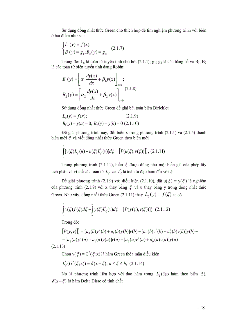 image for page Sử dụng phương pháp hàm Green để giải một số bài toán truyền nhiệt