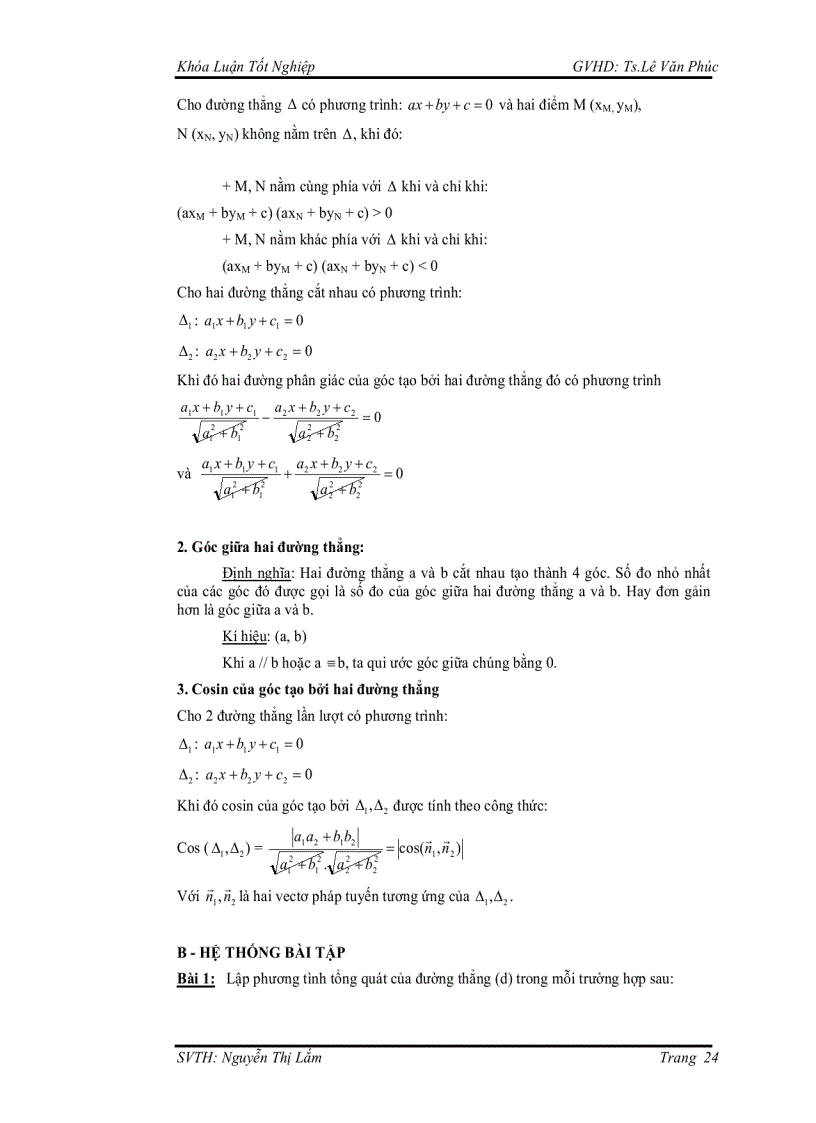 image for page Tăng cường hoạt động nhận thức của học sinh thông qua dạy học chương phương pháp toạ độ trong mặt phẳng hình học 10