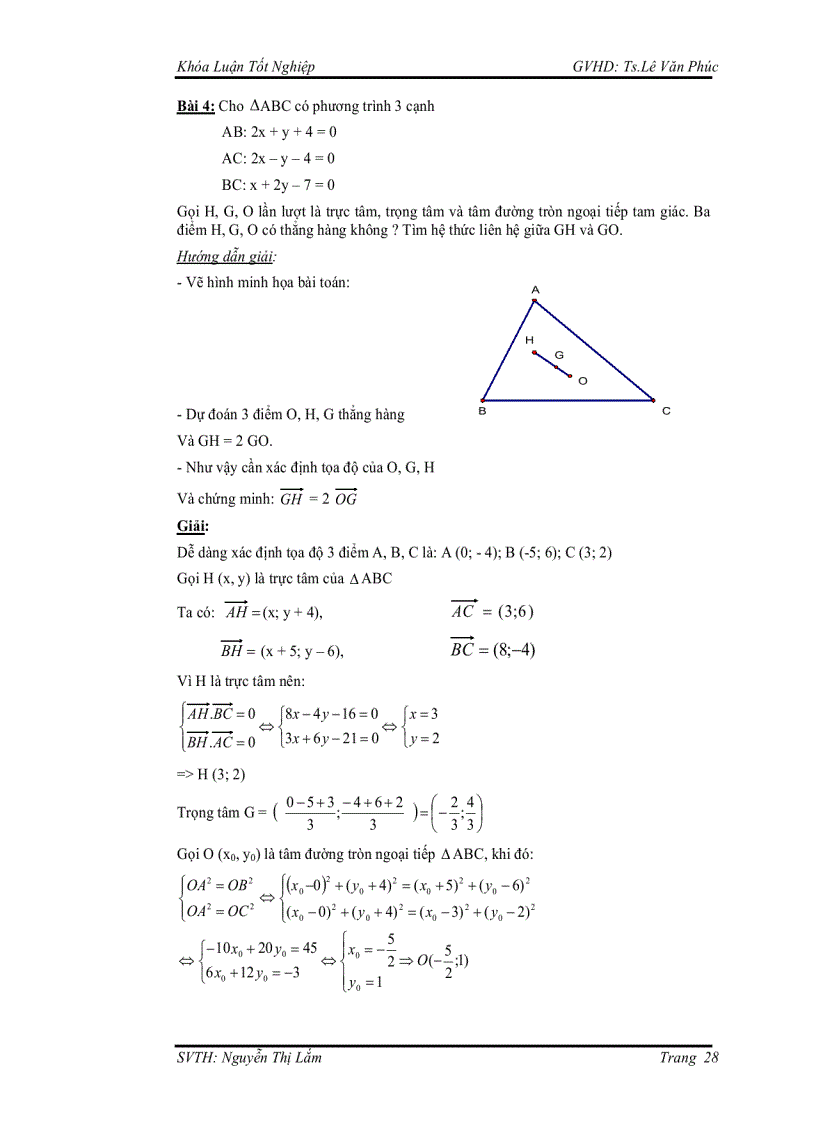image for page Tăng cường hoạt động nhận thức của học sinh thông qua dạy học chương phương pháp toạ độ trong mặt phẳng hình học 10