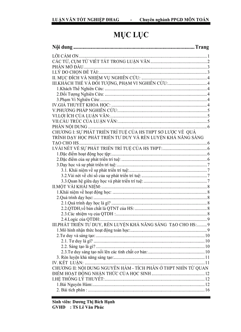 image for page Tăng cường hoạt động nhận thức của học sinh thông qua việc dạy học các yếu tố giải tích nguyên hàm tích phân ở trung học phổ thông