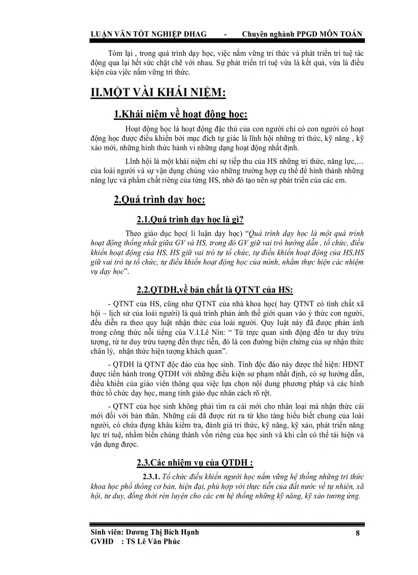 image for page Tăng cường hoạt động nhận thức của học sinh thông qua việc dạy học các yếu tố giải tích nguyên hàm tích phân ở trung học phổ thông